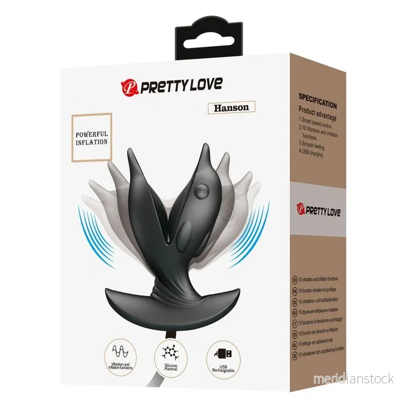 PRETTY LOVE - INFLATABLE & RECHARGEABLE DELFIN ANAL PLUG - Bild 2