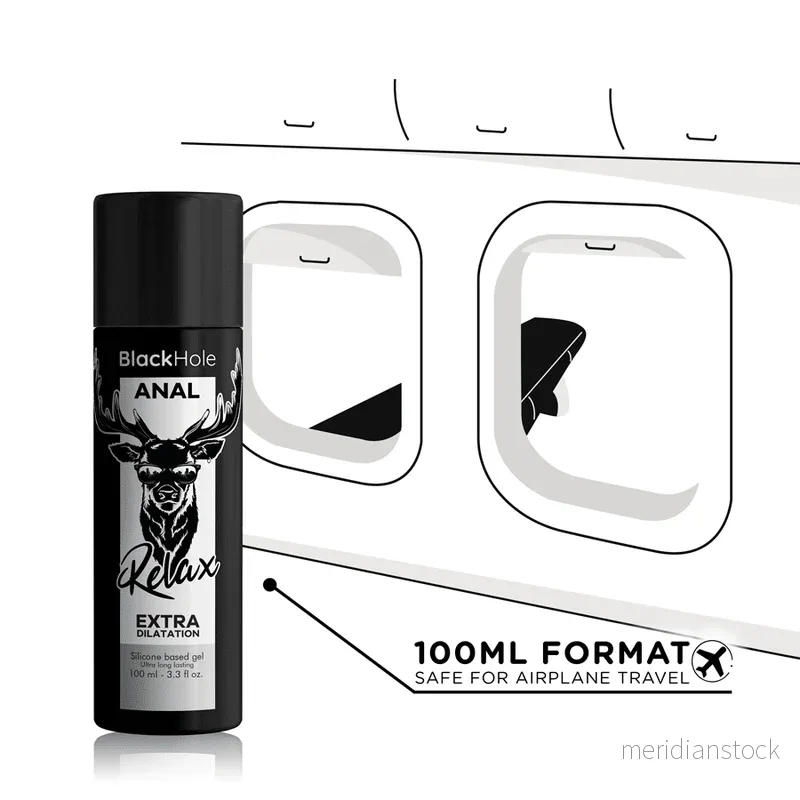 BLACK HOLE - GEL SILICONE BASE ANAL DILATION 100 ML - Bild 3