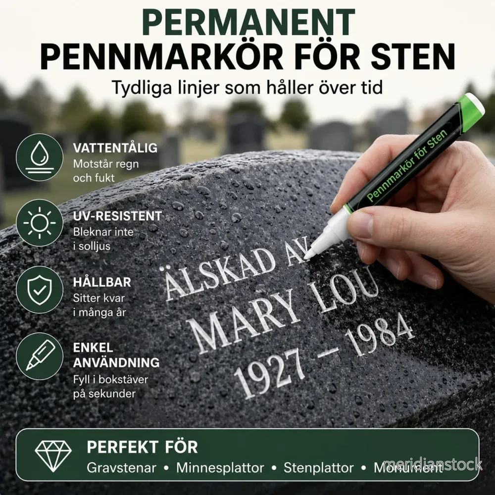 Minnesskrift™ GravyrPenna Guld – Återskapa tydliga och värdiga inskriptioner på några minuter Minnesskrift™ GravyrPenna Guld – Återskapa tydliga och värdiga inskriptioner på några minuter