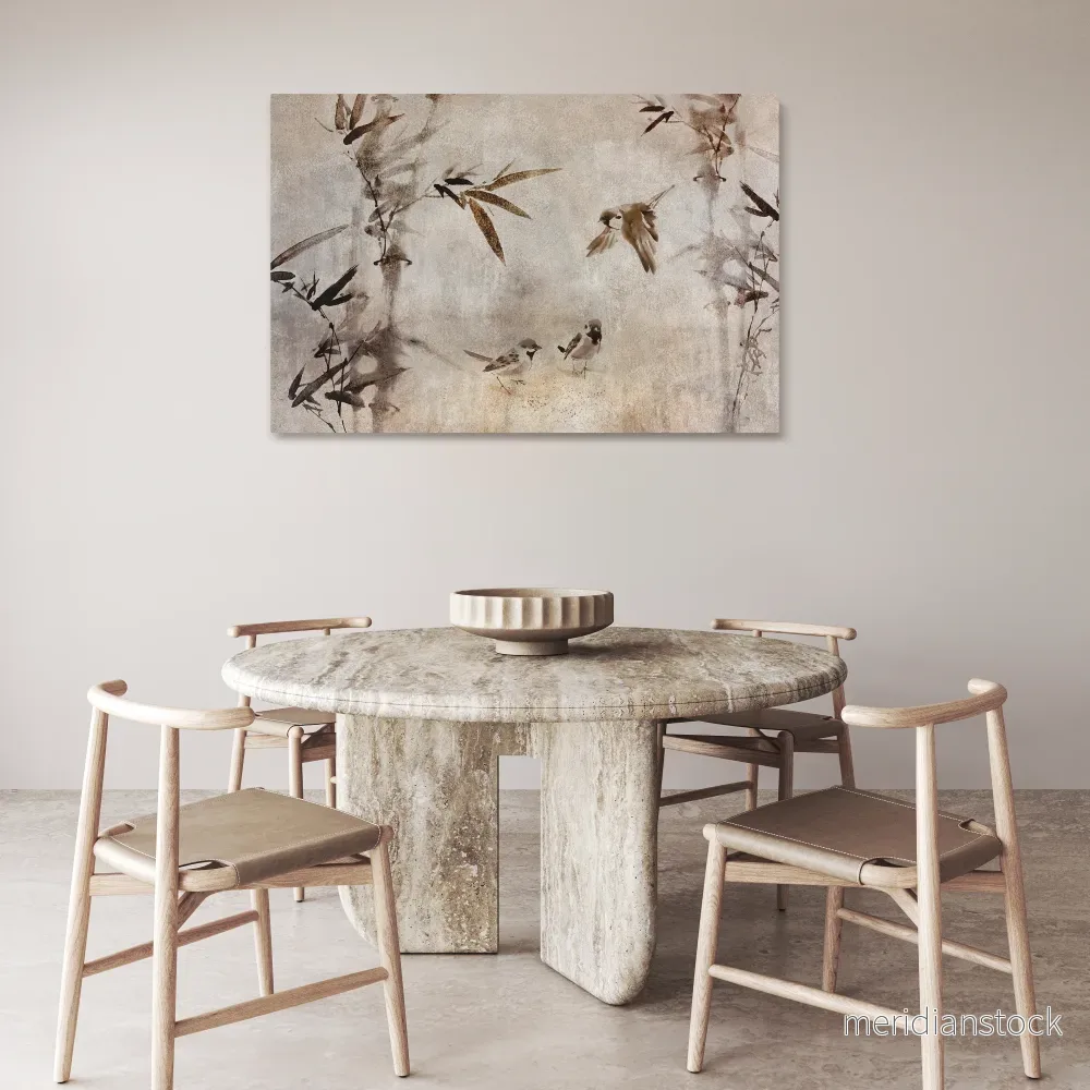 SPARROW BLISS Horizontal Canvas Print - Bild 2