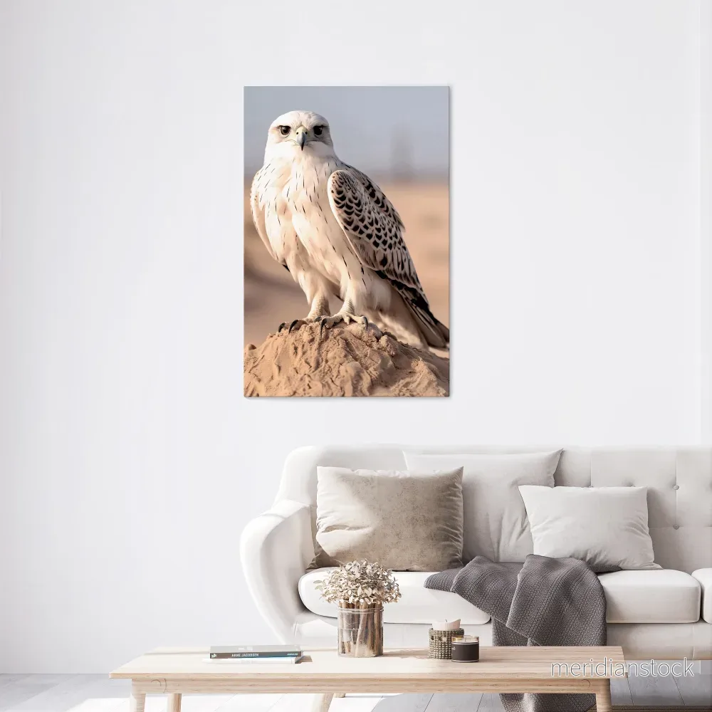 SILENT WINGS OF POWER Vertical Canvas Print - Bild 2
