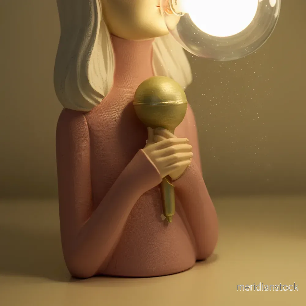 Dekorativ lampa med glasrör - CozyMuse - Bild 3