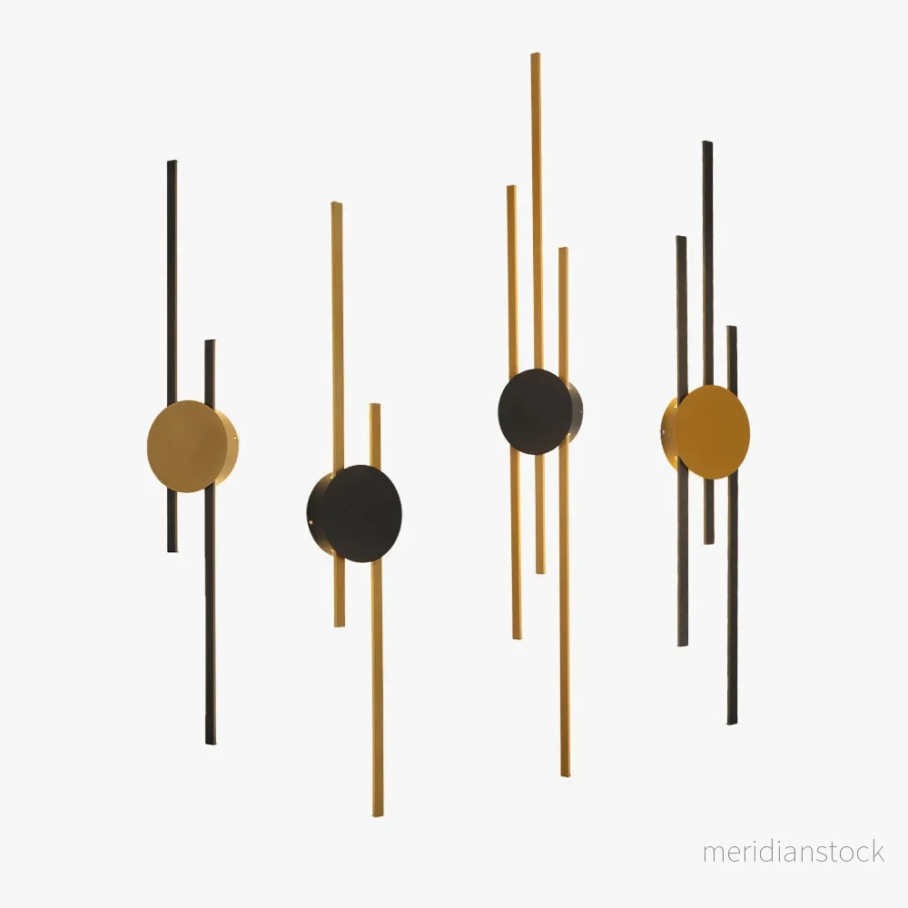 Modern industriell LED-vägglampa – LumoGlow
