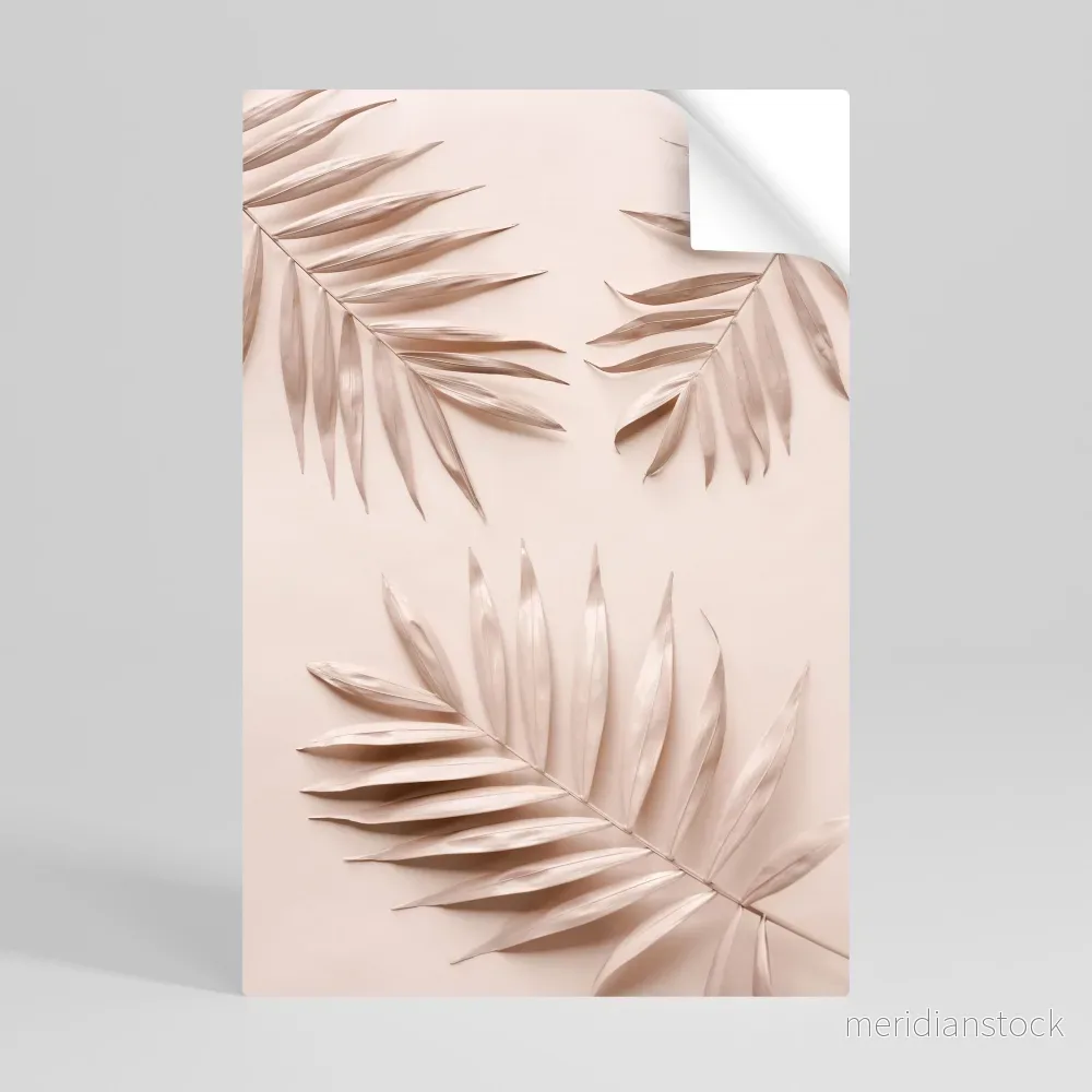 PINK PALM DREAMS Självhäftande Vertikal Poster - Bild 2