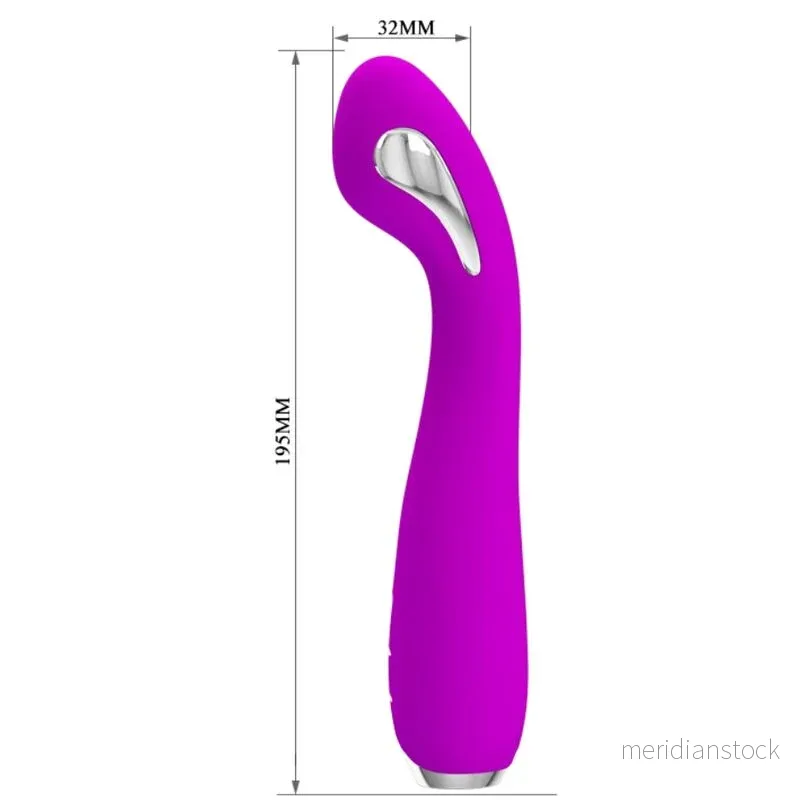 PRETTY LOVE - HECTOR RECHARGEABLE ELECTROSHOCK VIBRATOR WATERPROOF PURPLE - Bild 3