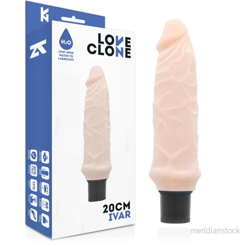 LOVECLONE - IVAR SELF LUBRICATION VIBRATOR 20 CM -O- 3.7 CM - Bild 3