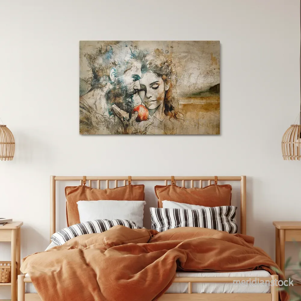 WHISPERS OF TEMPTATION Horizontal Canvas Print
