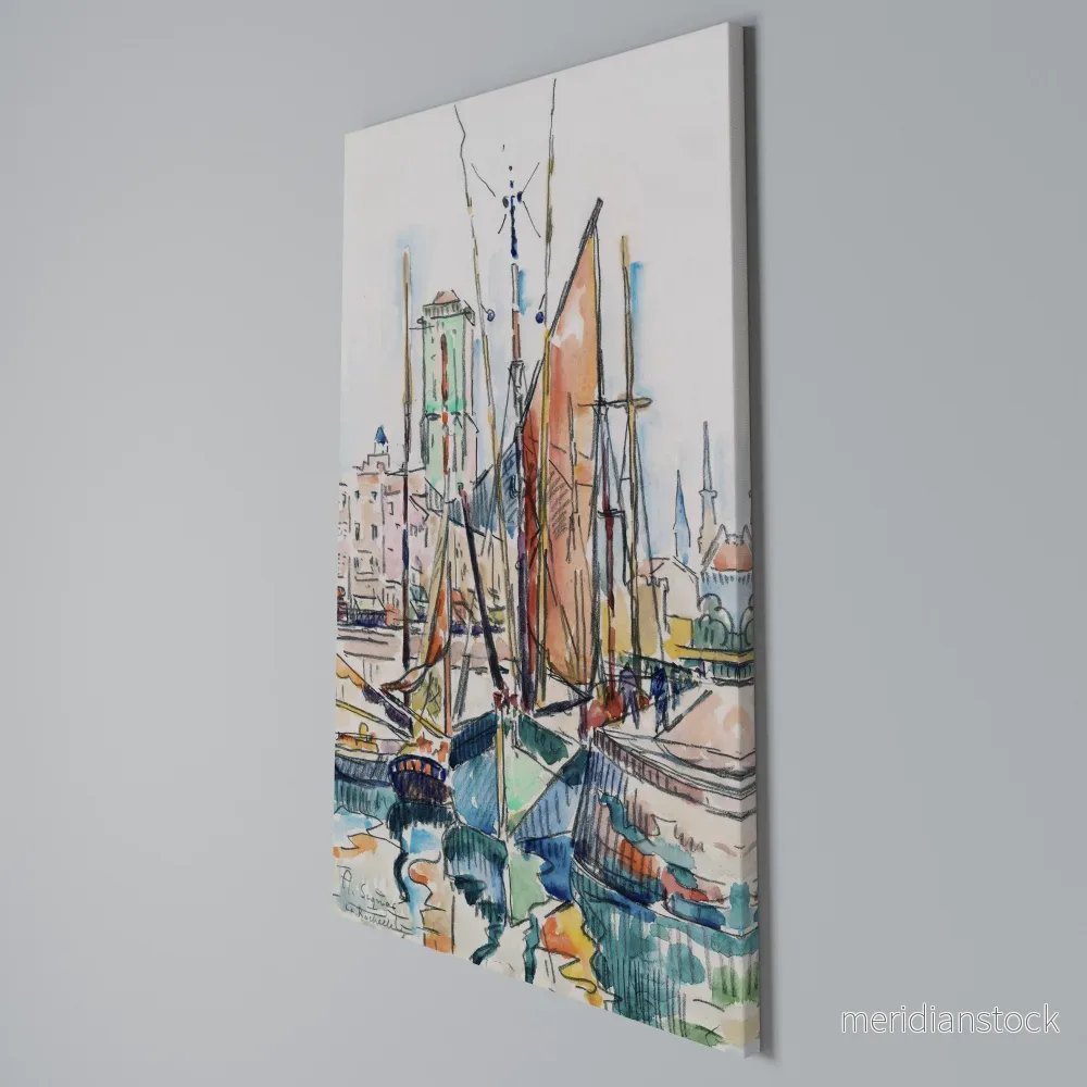 LA ROCHELLE Vertical Canvas Print - Bild 3