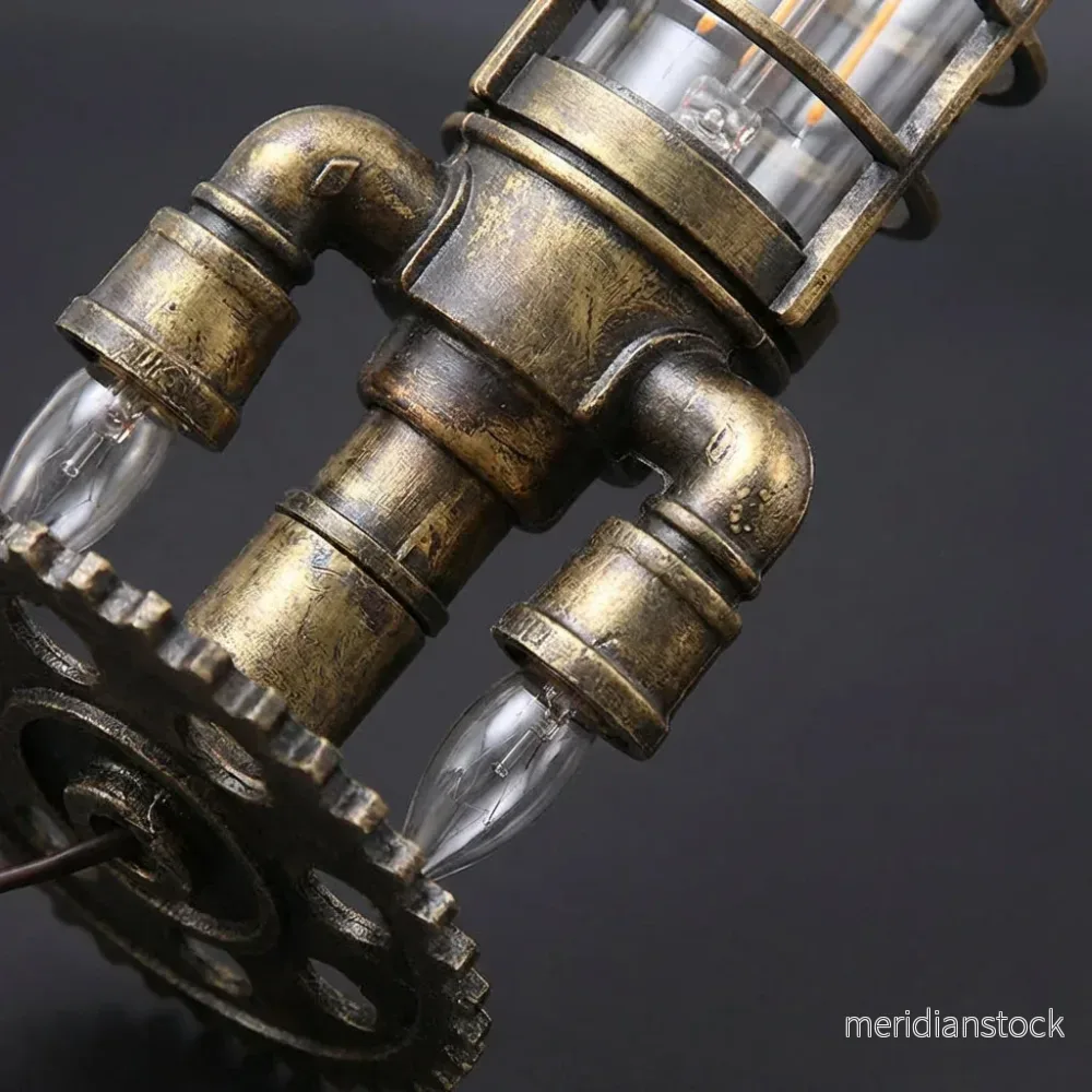 Steampunk-raketbordslampa - Aetherock - Bild 3