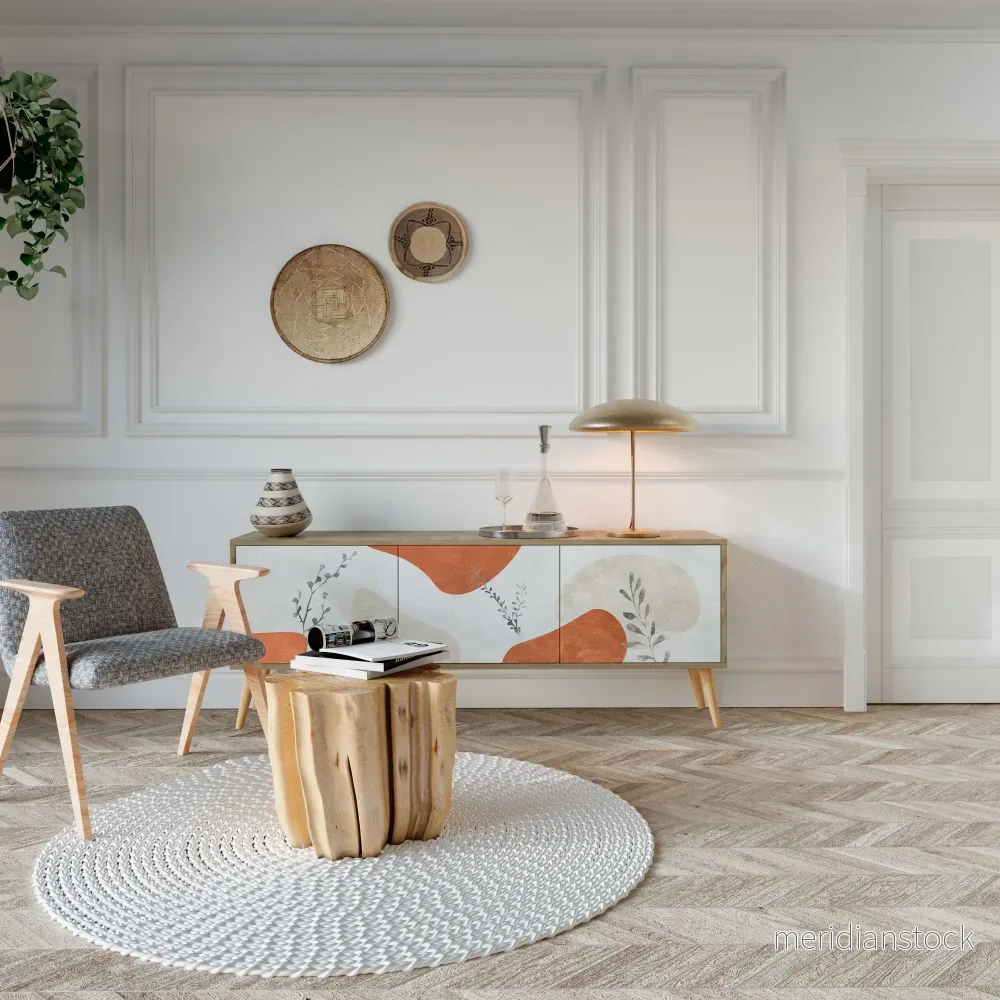 TRANQUIL TWIG TV-bänk med 3 dörrar - Bild 3