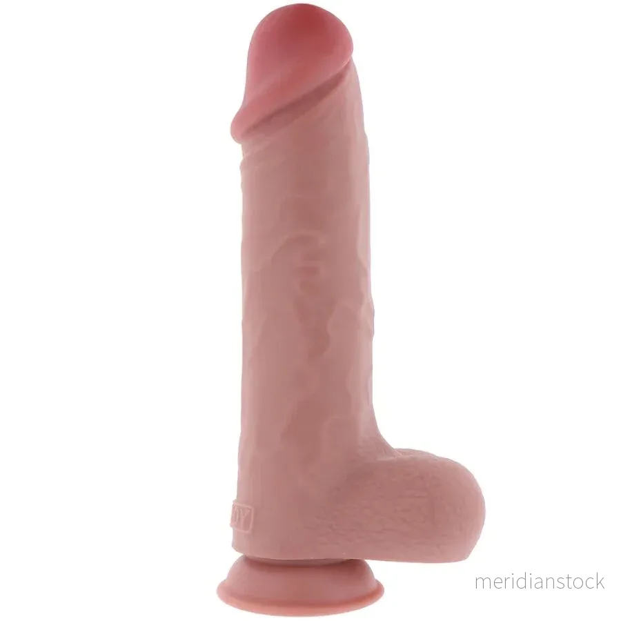 GET REAL - DELUXE REALISTIC PENIS WITH TESTICLES EXTRA THICK 31 CM - Bild 2