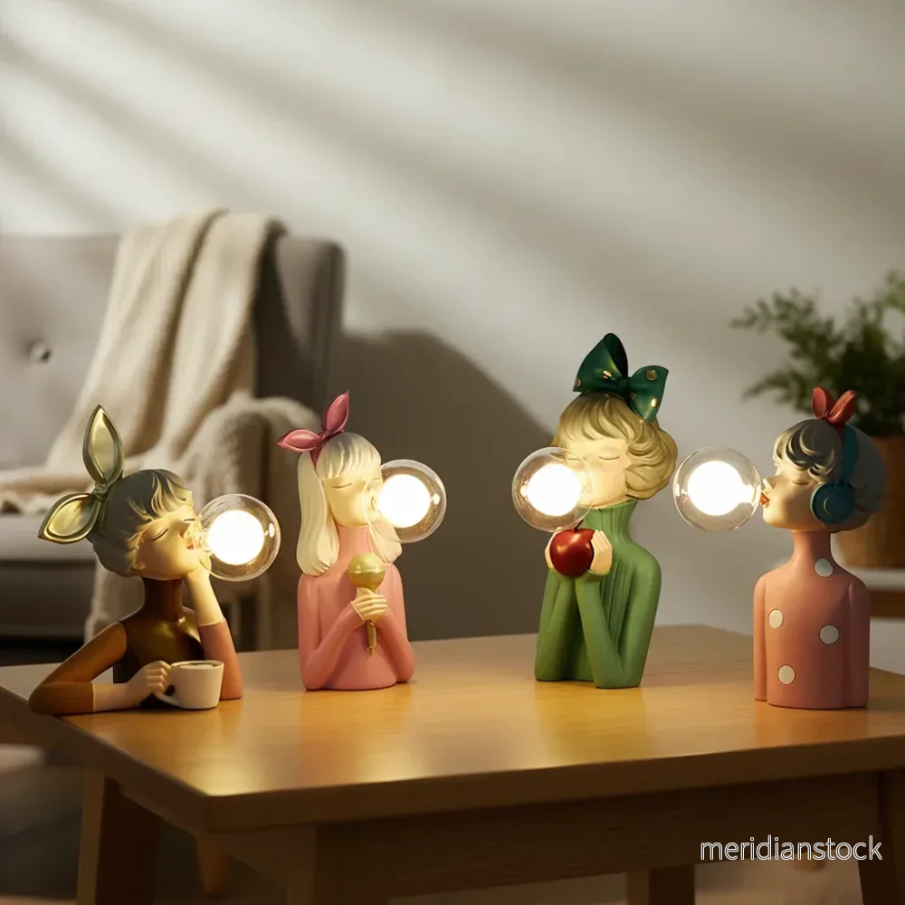Dekorativ lampa med glasrör - CozyMuse