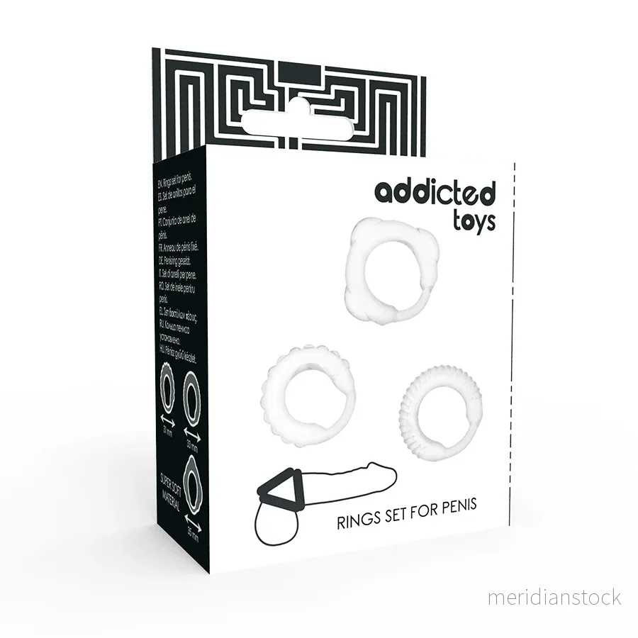 ADDICTED TOYS - C-RING SET CLEAR - Bild 3