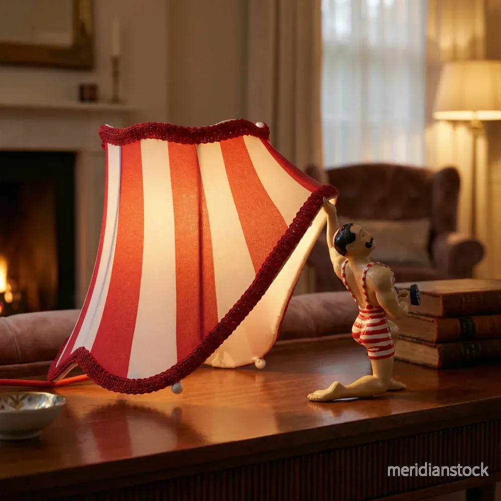 Vintage-cirkusbordslampa - Carnovolt
