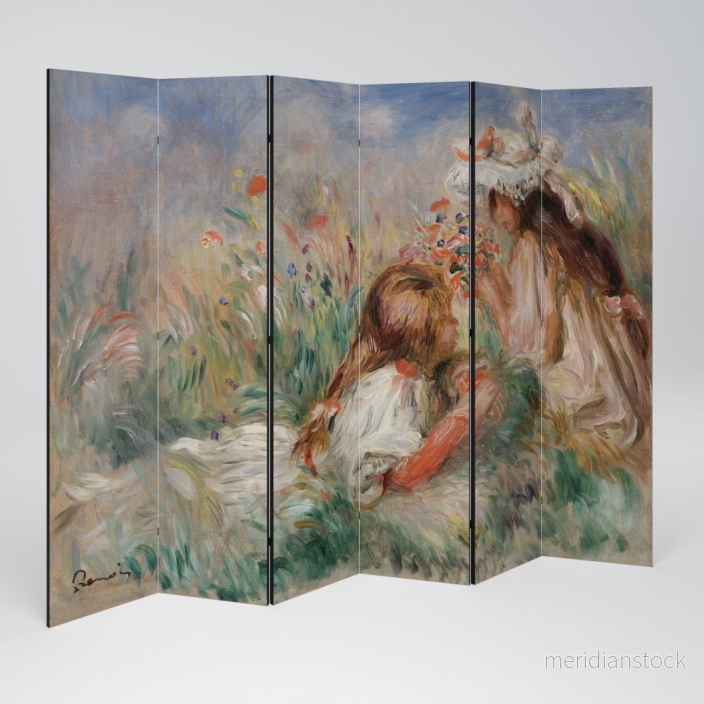GIRLS IN THE GRASS Rumsavdelare 6 paneler