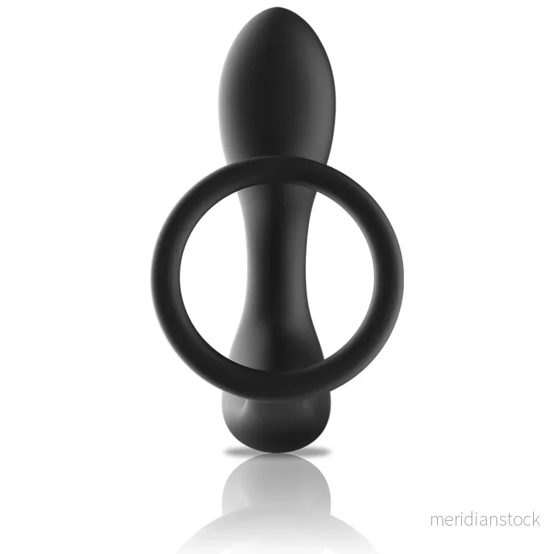 BLACK&SILVER - REMOTE CONTROL ANAL MASSAGER RECHARGEABLE SILICONE BLACK - Bild 3