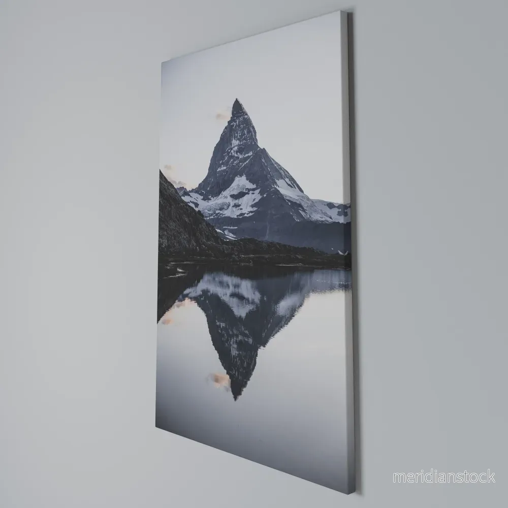 MEMORY OF MATTERHORN Vertical Canvas Print - Bild 3