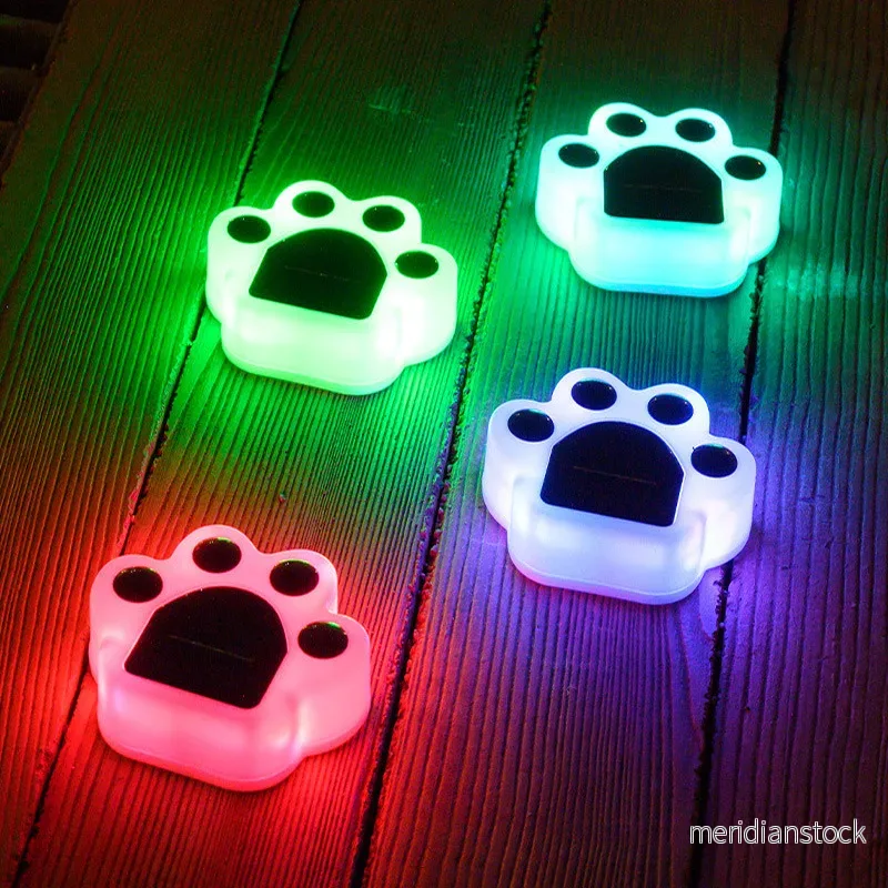Kabeldriven solcellsbelysning för fotspår i trädgården – PawsGlow - Bild 3