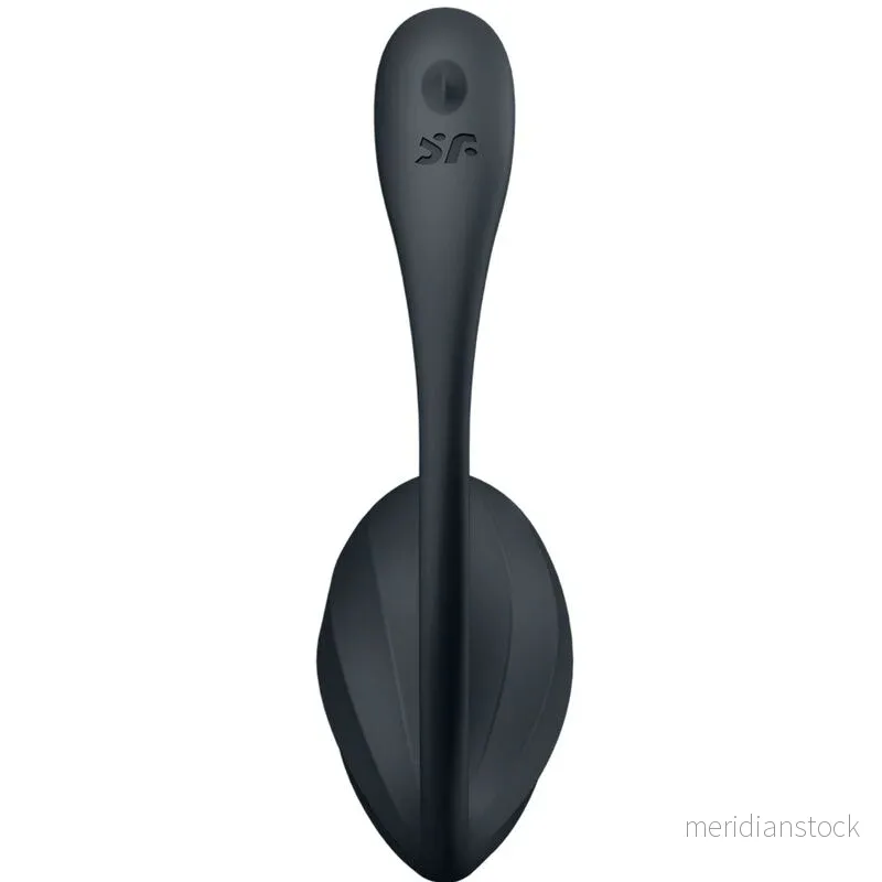 SATISFYER - RIBBED PETAL G POINT STIMULATOR REMOTE CONTROL BLACK FREE APP - Bild 3