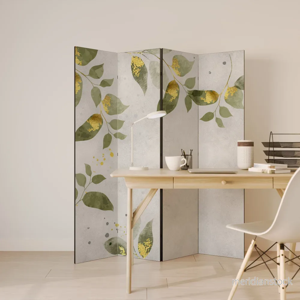 ELEGANT BOTANICS Rumsavdelare 4 paneler - Bild 3