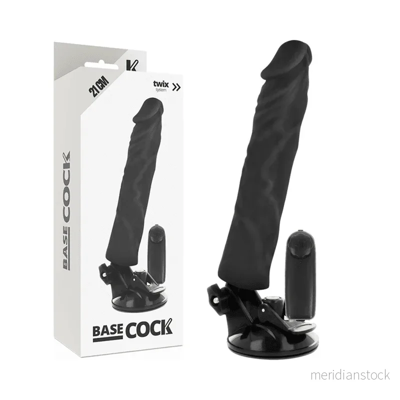 BASECOCK - REALISTIC VIBRATOR REMOTE CONTROL FLESH 21 CM -O- 4 CM - Bild 2