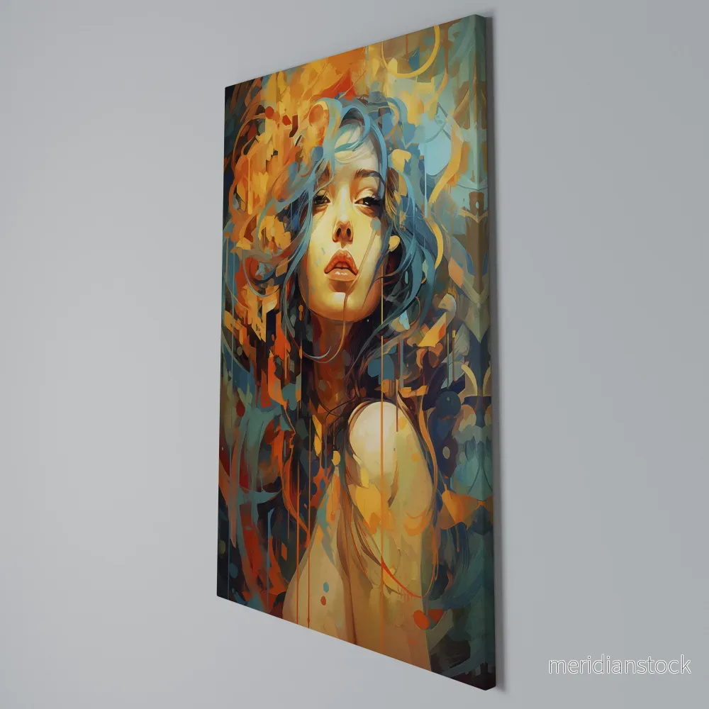 RAINBOW MUSE Vertical Canvas Print - Bild 3
