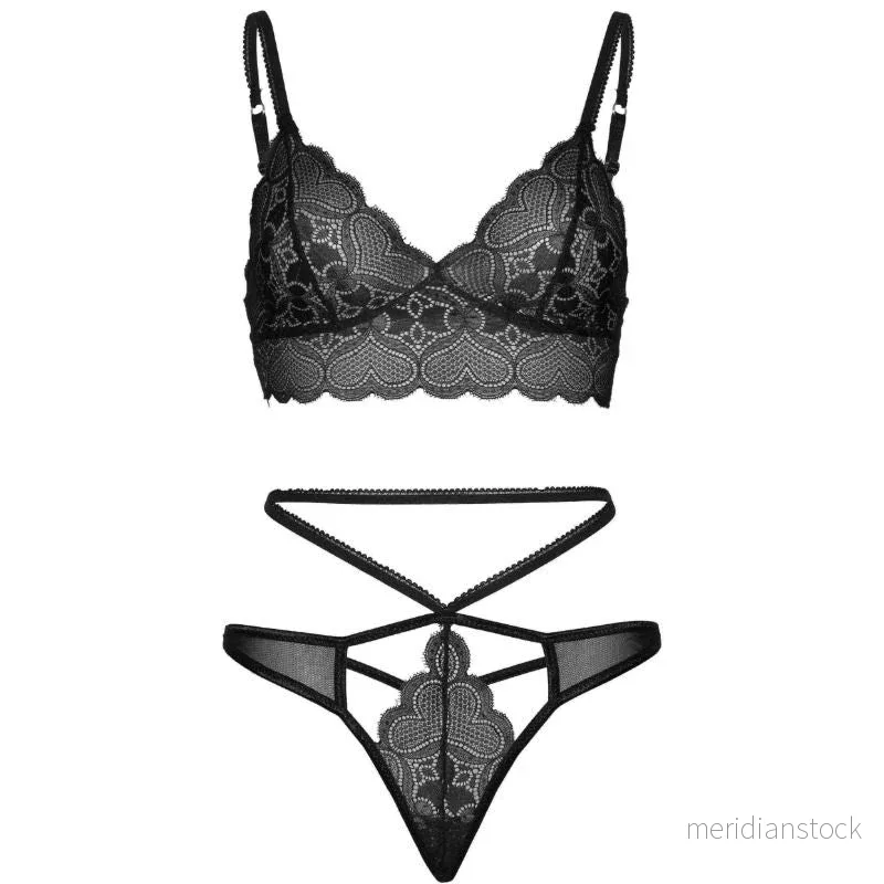 LEG AVENUE - 2 PIECES SET STRAPPY CUT G STRING S/M - Bild 2