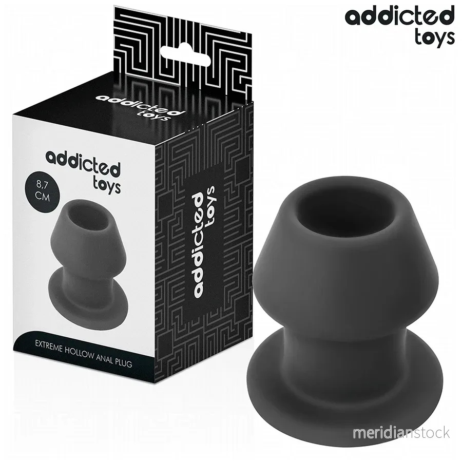 ADDICTED TOYS - EXTREME HOLLOW ANAL PLUG SILICONE SIZE M 8.7 CM
