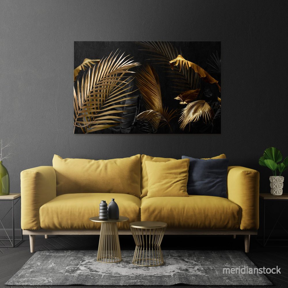 ELEGANCE IN DARKNESS Horizontal Canvas Print