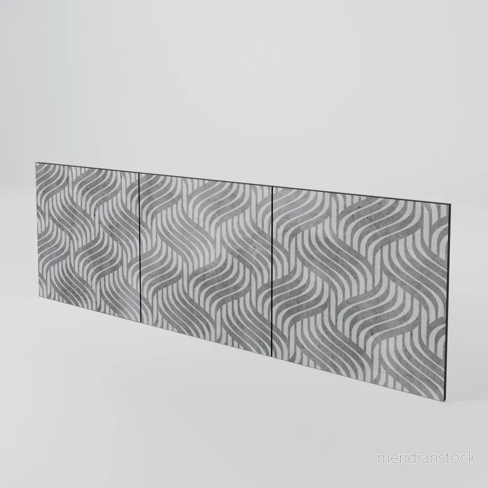 CONCRETE MOVEMENT Luckset med 3 dörrar till sideboard - Bild 3