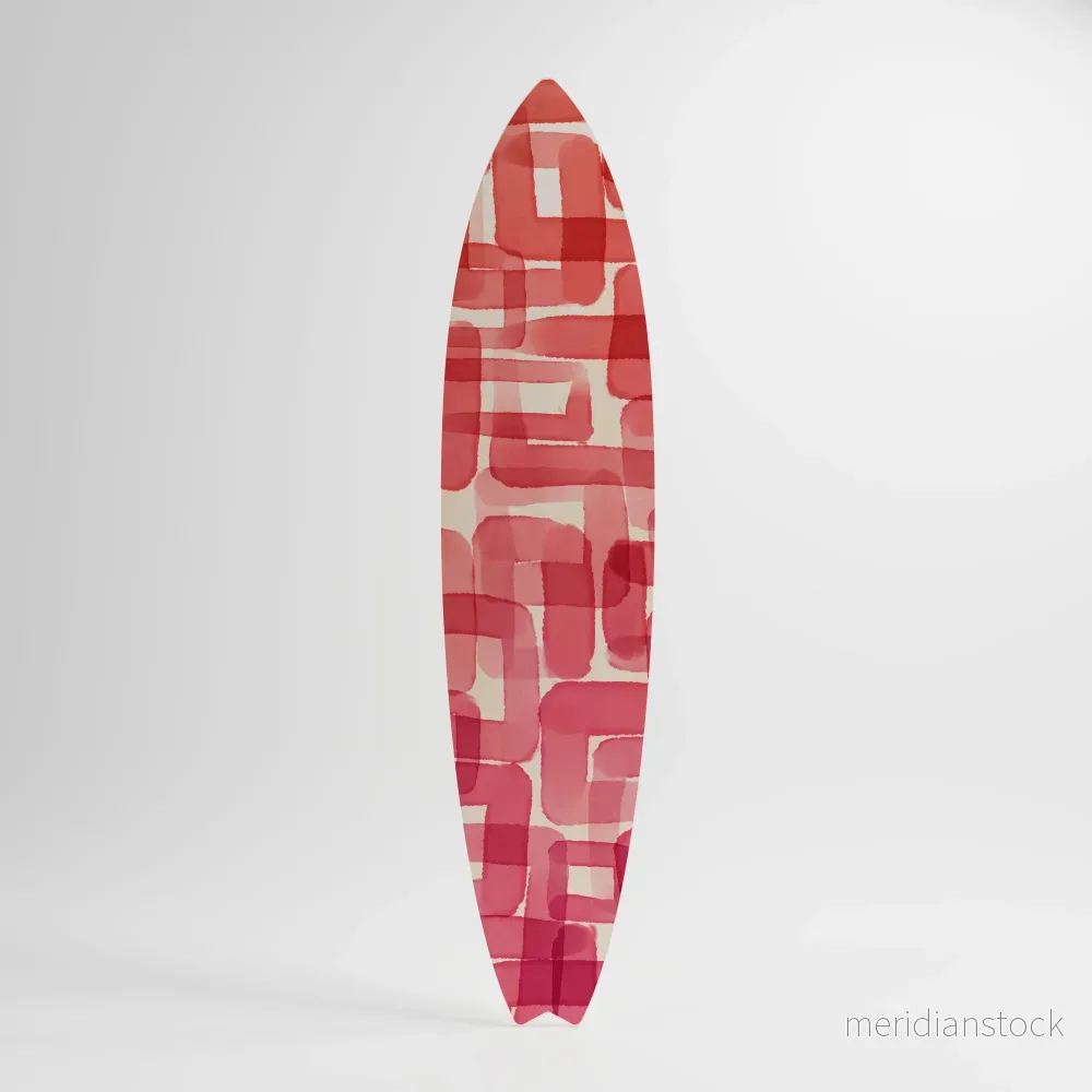 KALEIDOSCOPIC CUBISM Dekorativ Surfbräda