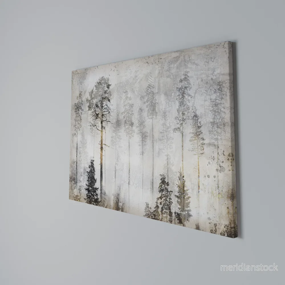 FADE IN THE TREES Horizontal Canvas Print - Bild 3