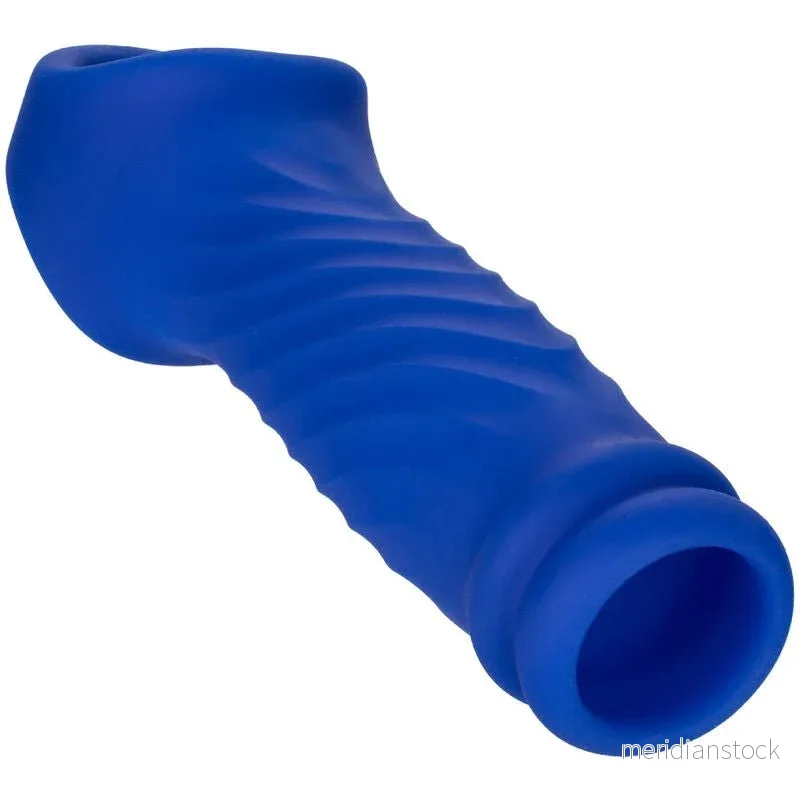 CALEXOTICS - ADMIRAL WAVE PENIS COVER LIQUID SILICONE BLUE - Bild 2