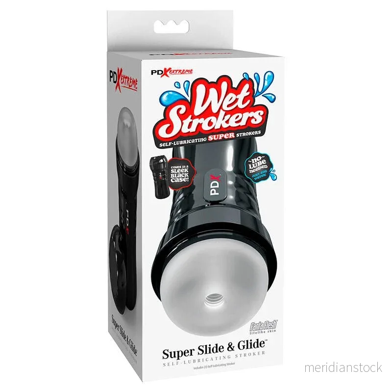 PDX EXTREME - SLIDE & GLIDE SELF-LUBRICATING MASTURBATOR CLEAR - Bild 2