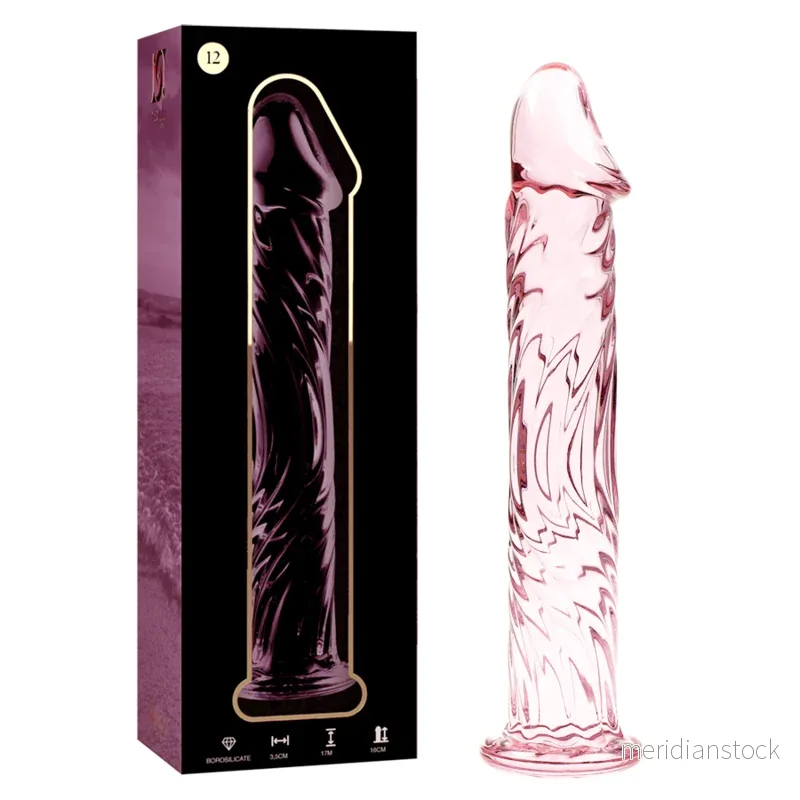 NEBULA SERIES BY IBIZA - MODEL 12 DILDO BOROSILICATE GLASS CLEAR 17 CM -O- 3.5 CM - Bild 2