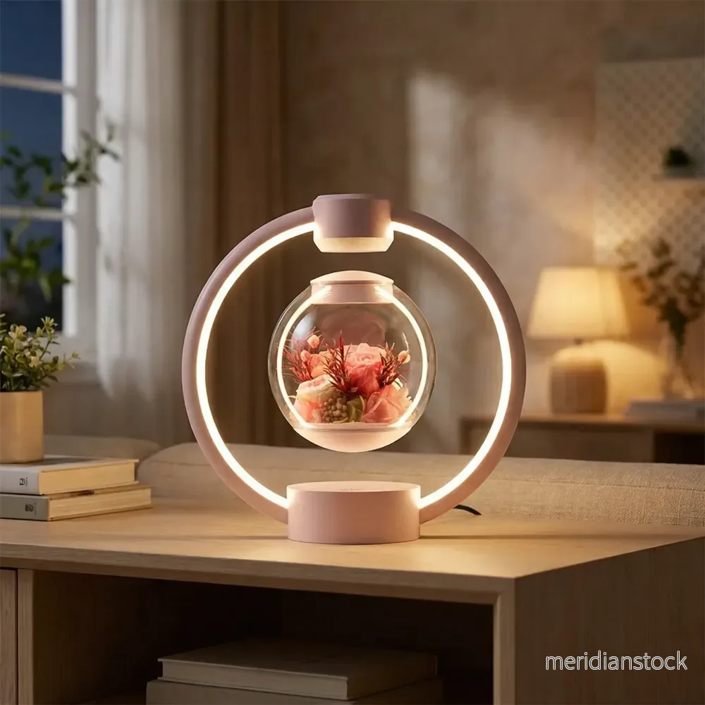 Magnetiskt svävande bordslampa - Levaflora