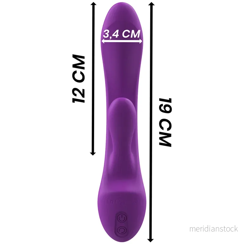 INTENSE - LUIGI RABBIT VIBRATOR LIQUID SILICONE PURPLE - Bild 2