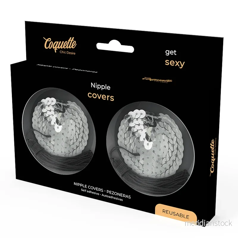 COQUETTE CHIC DESIRE - NIPPLE COVERS SILVER - Bild 2