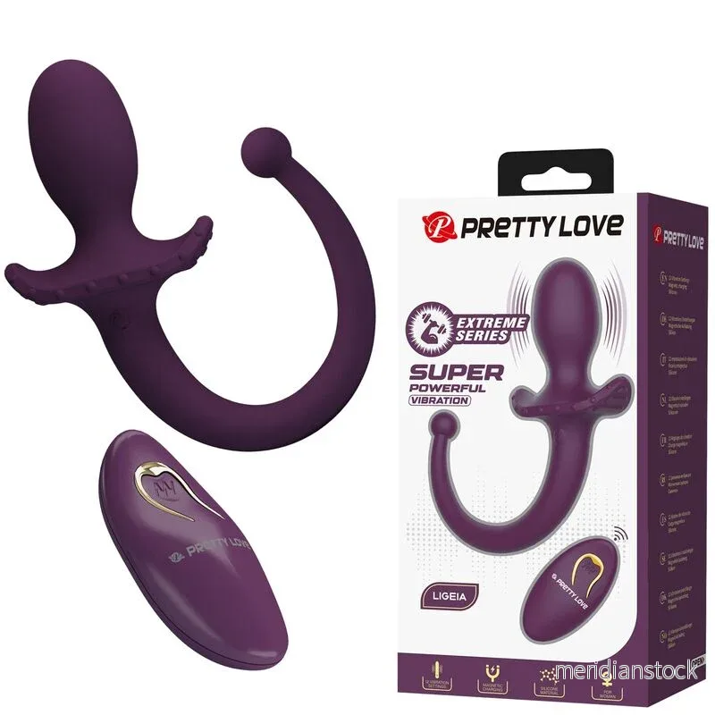 PRETTY LOVE - LIOEA VIBRATING ANAL PLUG WITH TAIL 12 FUNCTIONS PURPLE REMOTE CONTROL - Bild 2