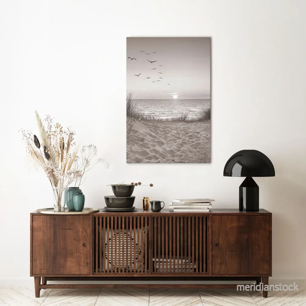 TIMELESS SEASCAPE Vertical Canvas Print