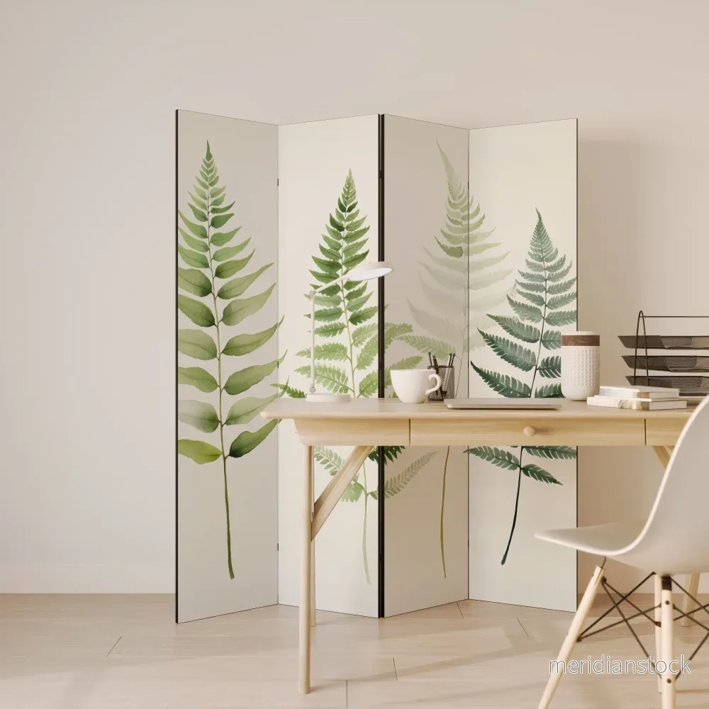 FERN MAJESTY Rumsavdelare 4 paneler - Bild 3