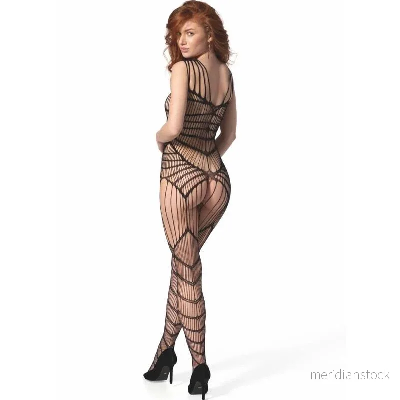PASSION - BS 102 BODYSTOCKING BLACK ONE SIZE - Bild 2