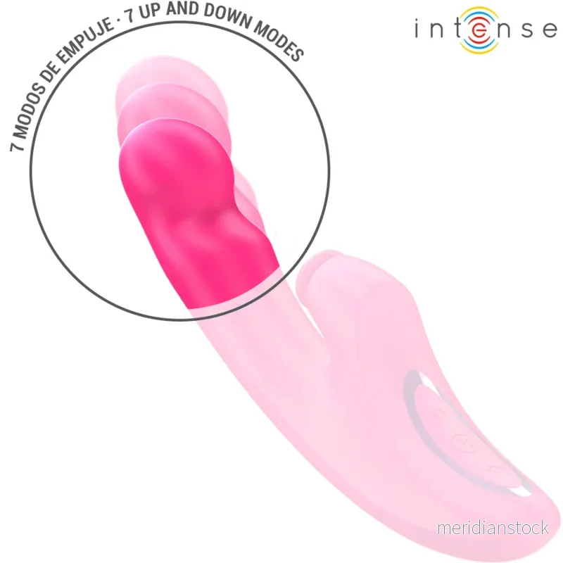 INTENSE - EMI VIBRATOR 13.5 CM MULTIFUNCTION 3 IN 1 10 VIBRATIONS PINK - Bild 3