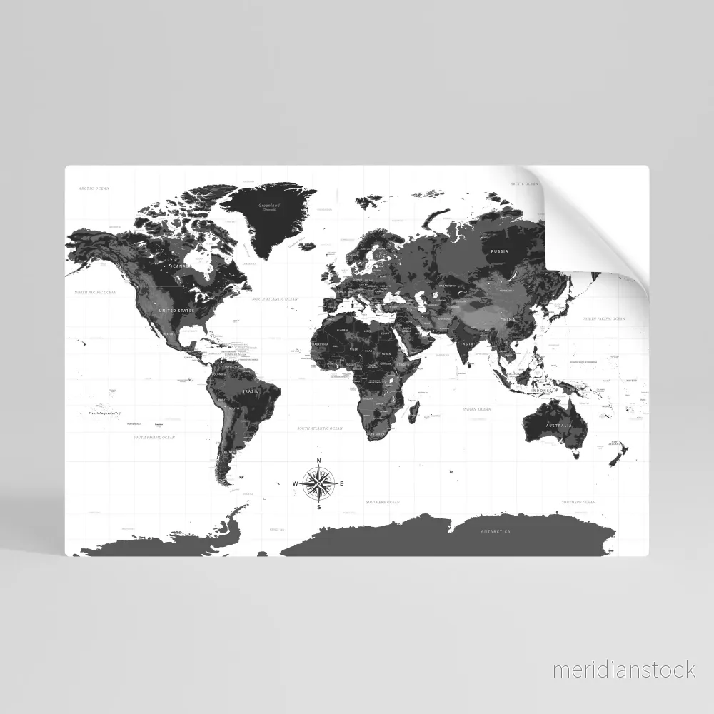 GLOBAL SHADOWS Självhäftande Horisontell Poster - Bild 3