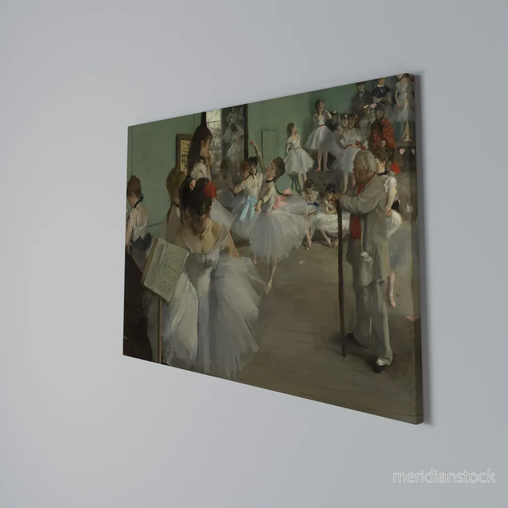 THE DANCE CLASS Horizontal Canvas Print - Bild 3