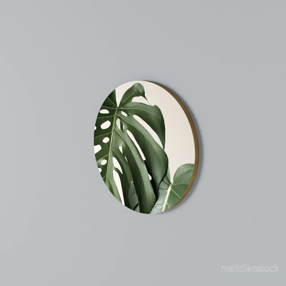 MONSTERA ACCURACY Rund väggdekor - Bild 3