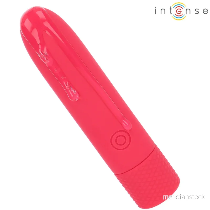 INTENSE - SYMONE USB RECHARGEABLE VIBRATING BULLET 8 VIBRATIONS RED 10 X 2.2 CM - Bild 2