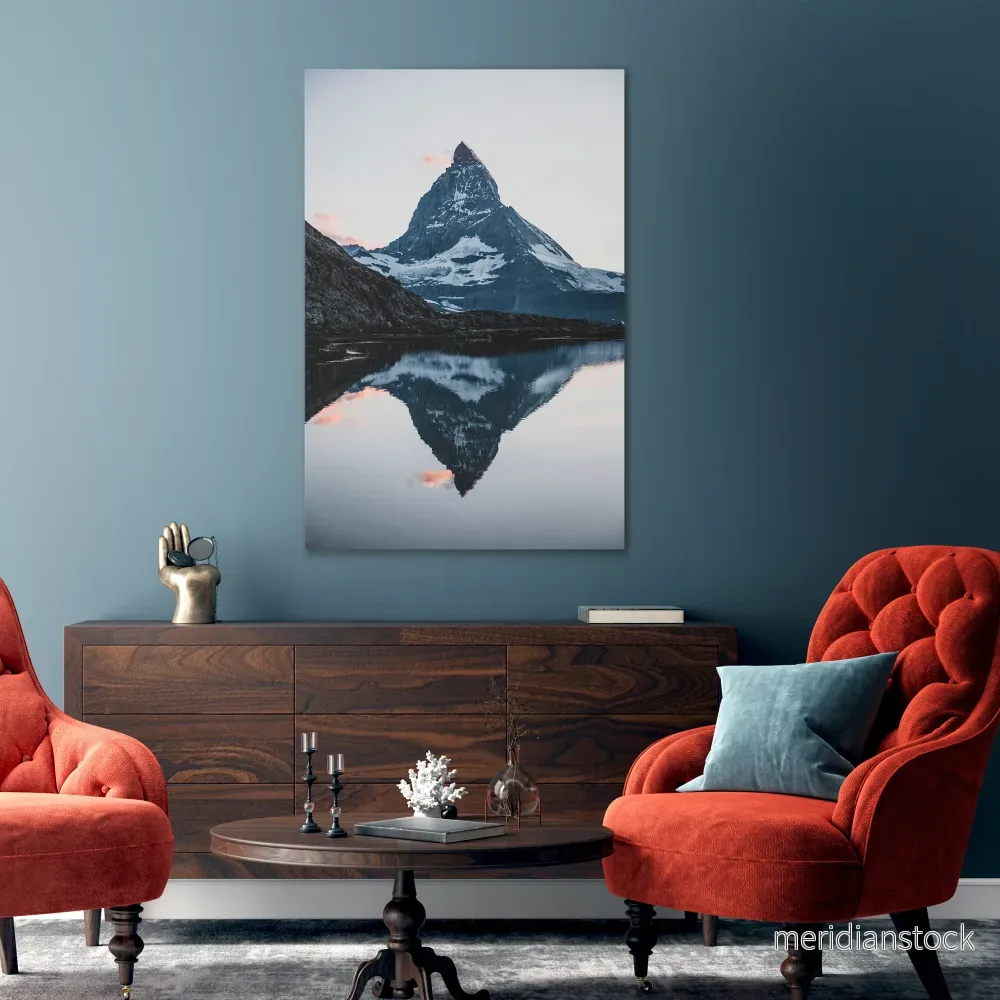 MEMORY OF MATTERHORN Vertical Canvas Print