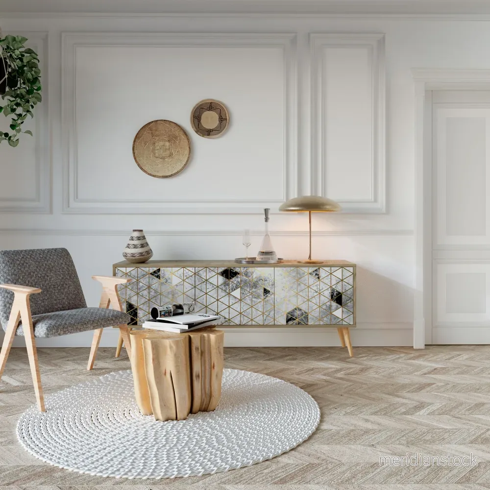 ASHEN ARIA TV-bänk med 3 dörrar - Bild 3