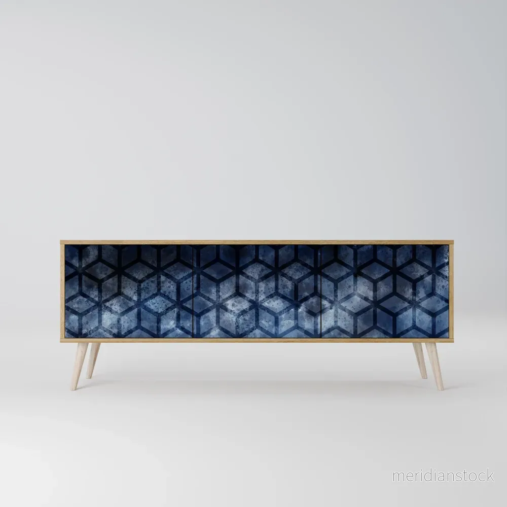 CUBIC MIST TV-bänk med 3 dörrar - Bild 2